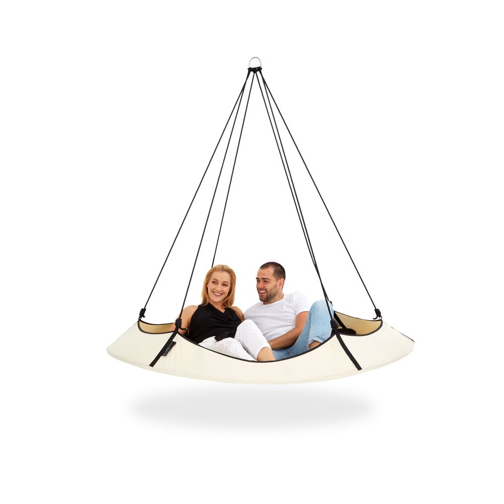Sofas - Cream and Black Hangout Pod - HANGOUT POD