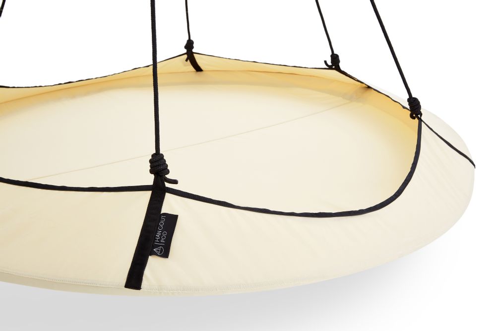 Sofas - Cream and Black Hangout Pod - HANGOUT POD