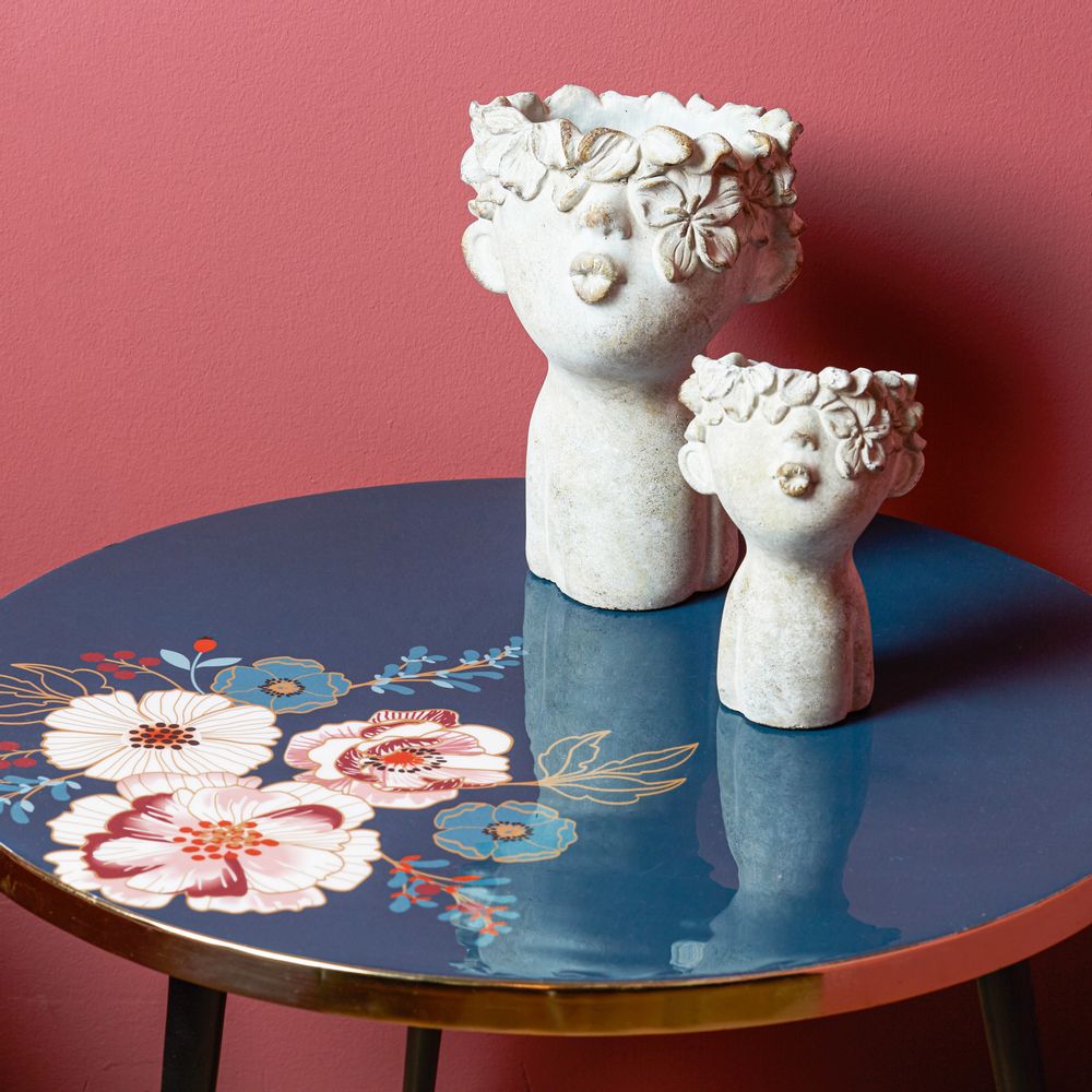 Objets de décoration - Cache-pots visages - AMADEUS