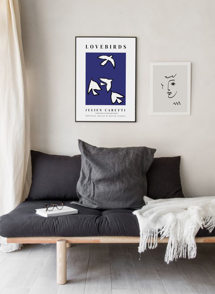 Affiches - LOVEBIRDS. - DAVID & DAVID STUDIO