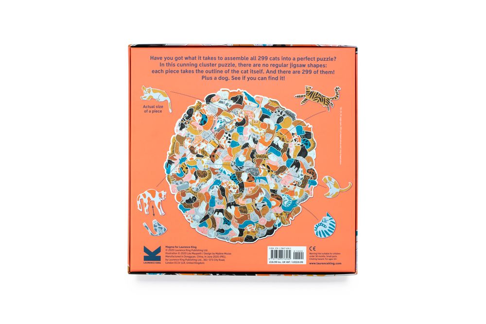 Gifts - 299 Cats (and a Dog): A Feline Cluster Puzzle - LAURENCE KING PUBLISHING LTD.