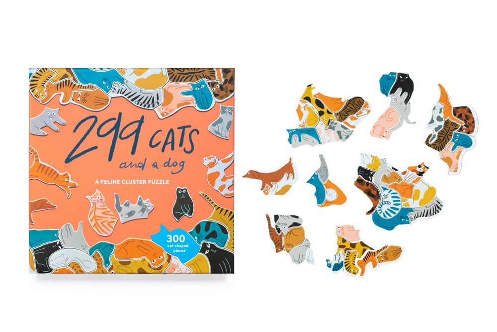 Gifts - 299 Cats (and a Dog): A Feline Cluster Puzzle - LAURENCE KING PUBLISHING LTD.