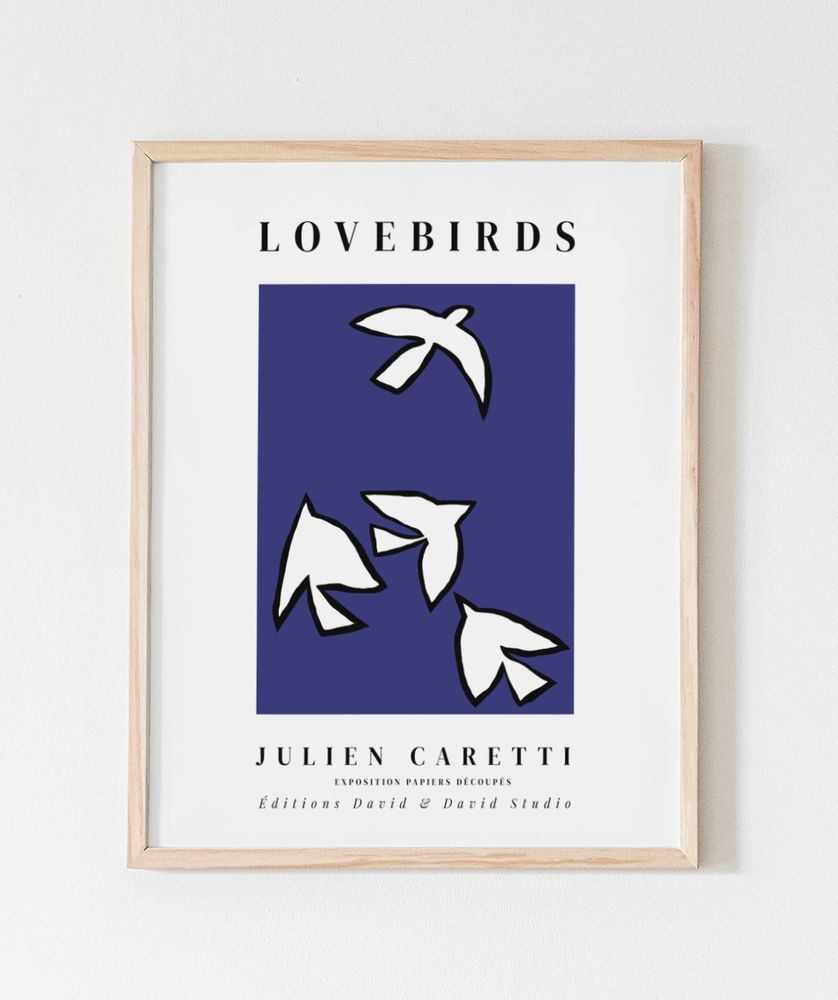 Affiches - LOVEBIRDS. - DAVID & DAVID STUDIO