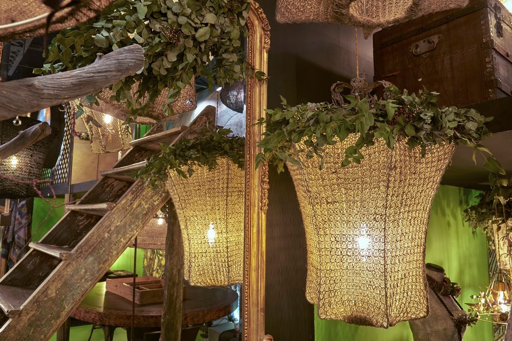 Objets design - Suspension skardu Rafia Net Medium - TRACES OF ME