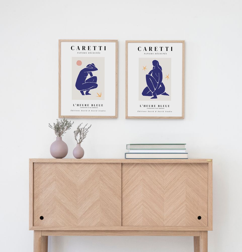 Affiches - L'HEURE BLEUE. - DAVID & DAVID STUDIO