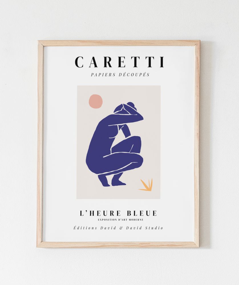 Affiches - L'HEURE BLEUE. - DAVID & DAVID STUDIO