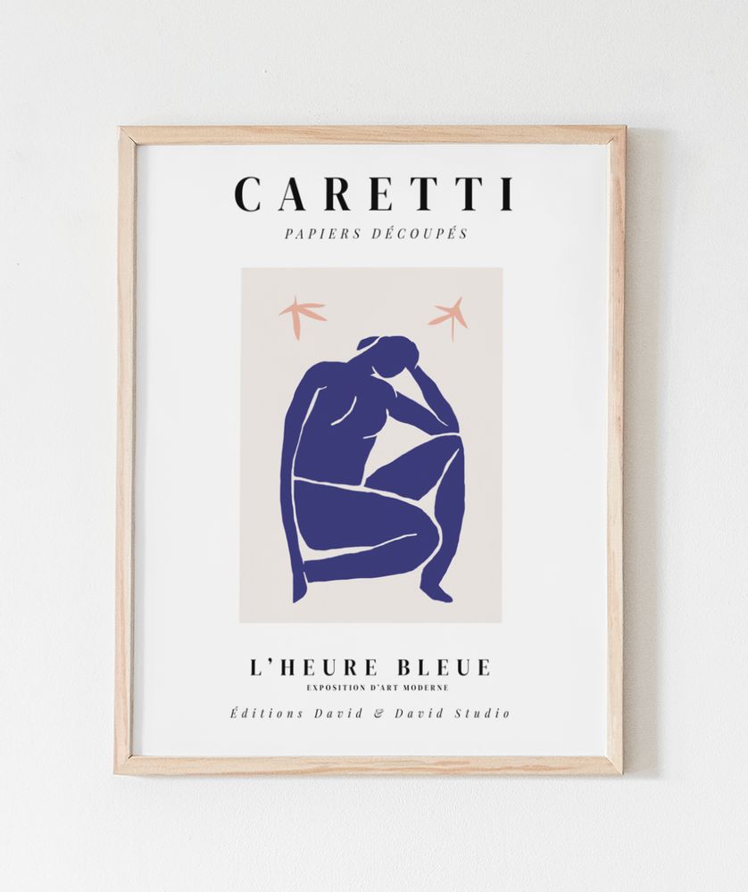 Affiches - L'HEURE BLEUE. - DAVID & DAVID STUDIO
