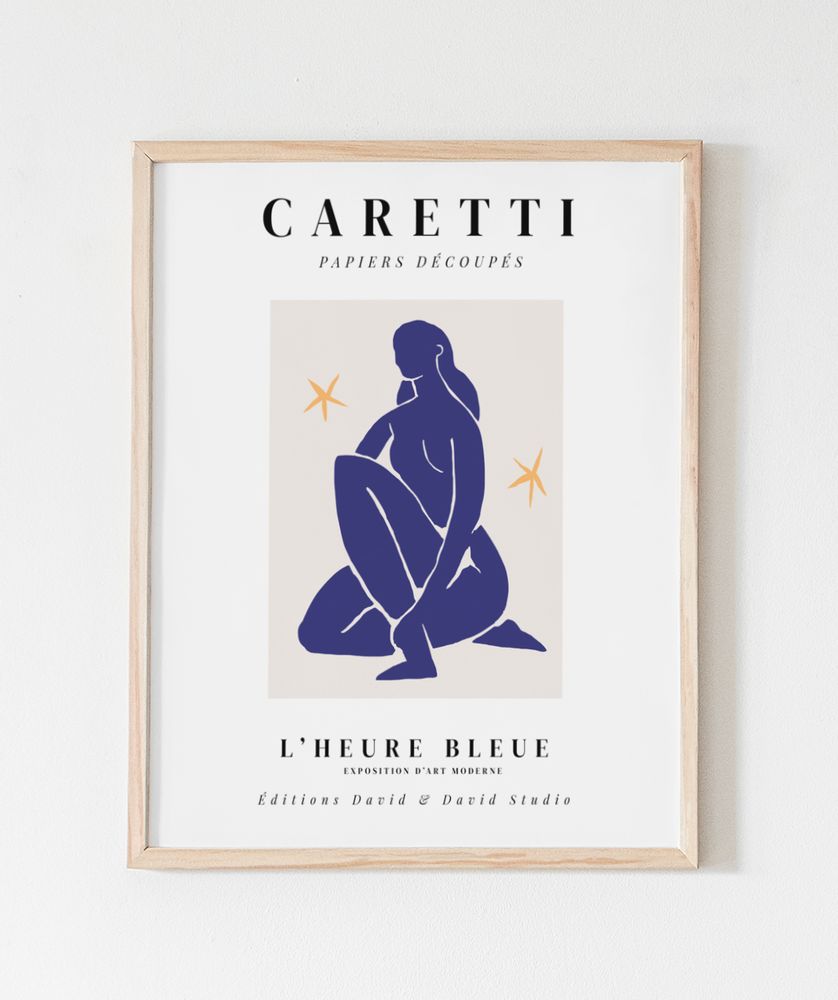Affiches - L'HEURE BLEUE. - DAVID & DAVID STUDIO
