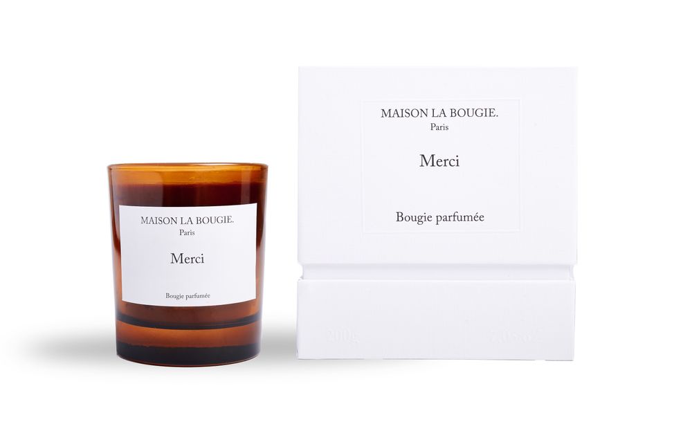 Bougies - Bougie MERCI 200g  - MAISON LA BOUGIE