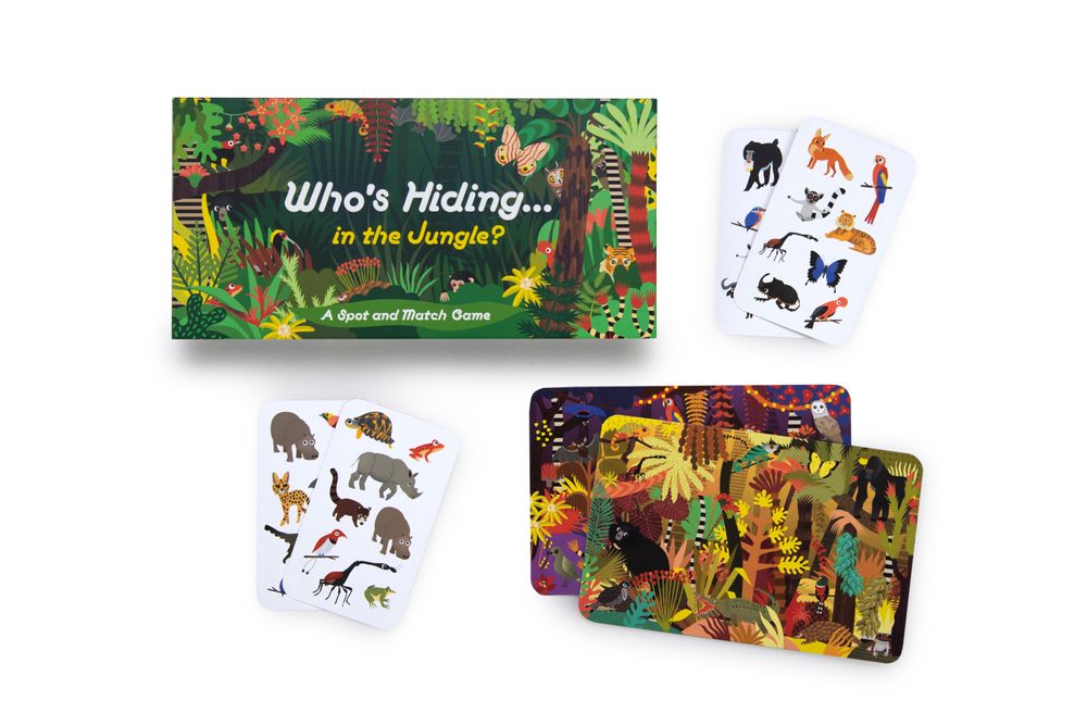 Children's games - Who's Hiding in The Jungle?: A Spot and Match Game - LAURENCE KING PUBLISHING LTD.