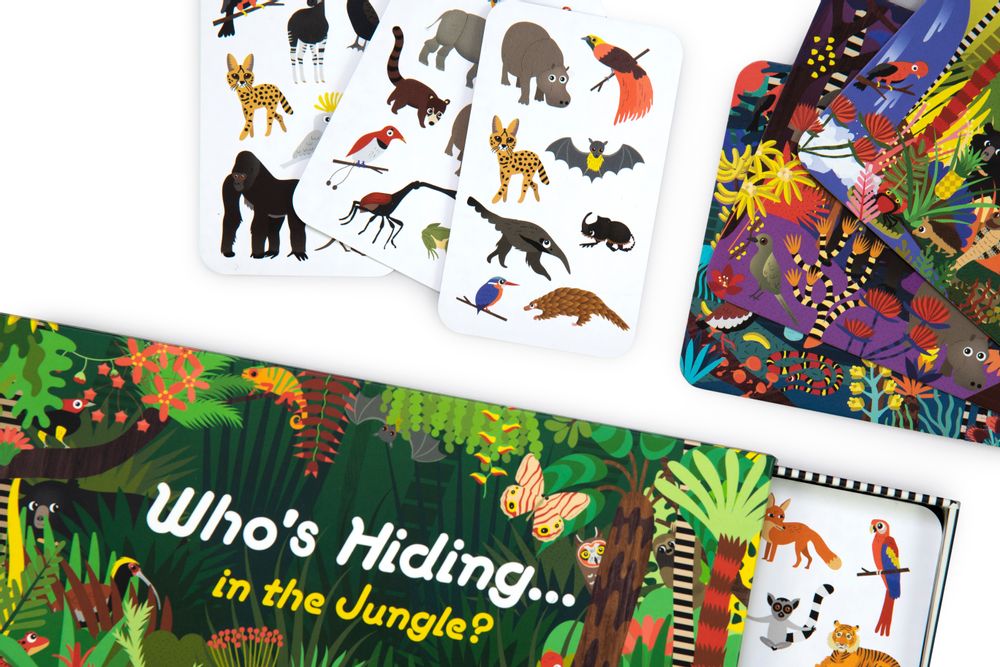Children's games - Who's Hiding in The Jungle?: A Spot and Match Game - LAURENCE KING PUBLISHING LTD.