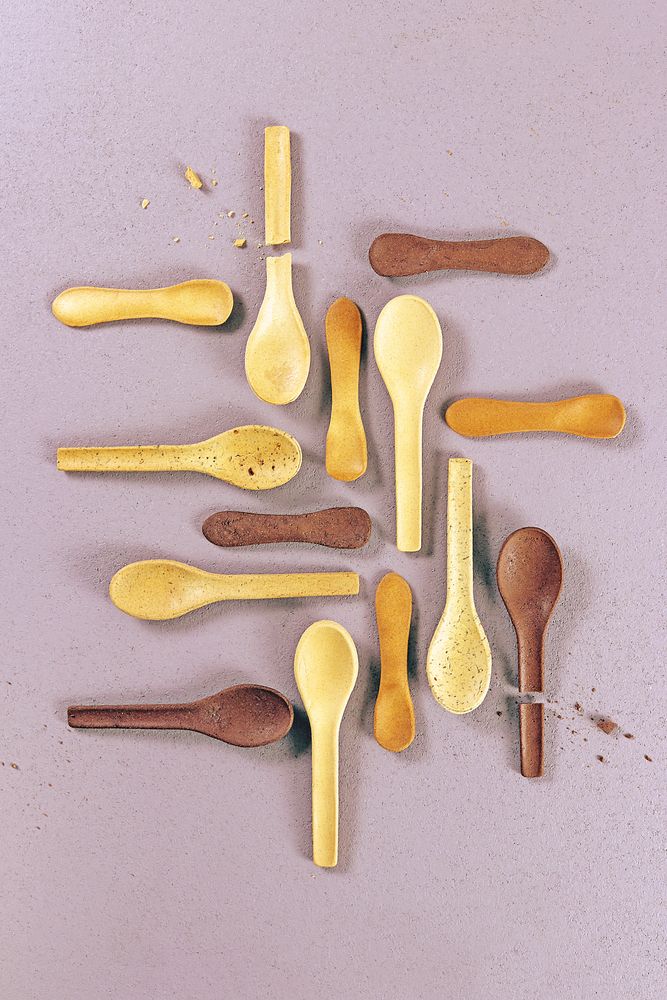 Couverts de service - Petites cuillères comestibles, compostables et biodégradables - SWITCH EAT