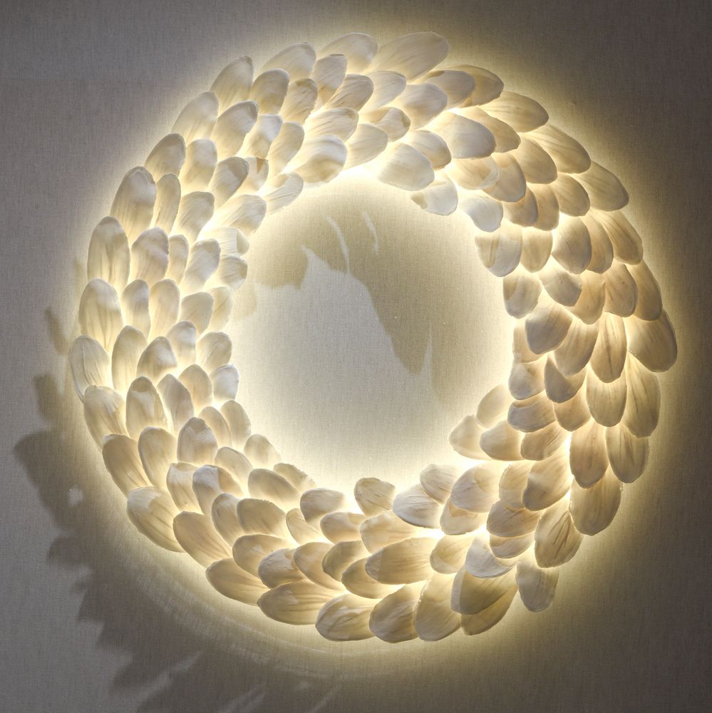 Céramique - Mezza Luce "Lorena" Luminaire en porcelaine - BARBARA BILLOUD