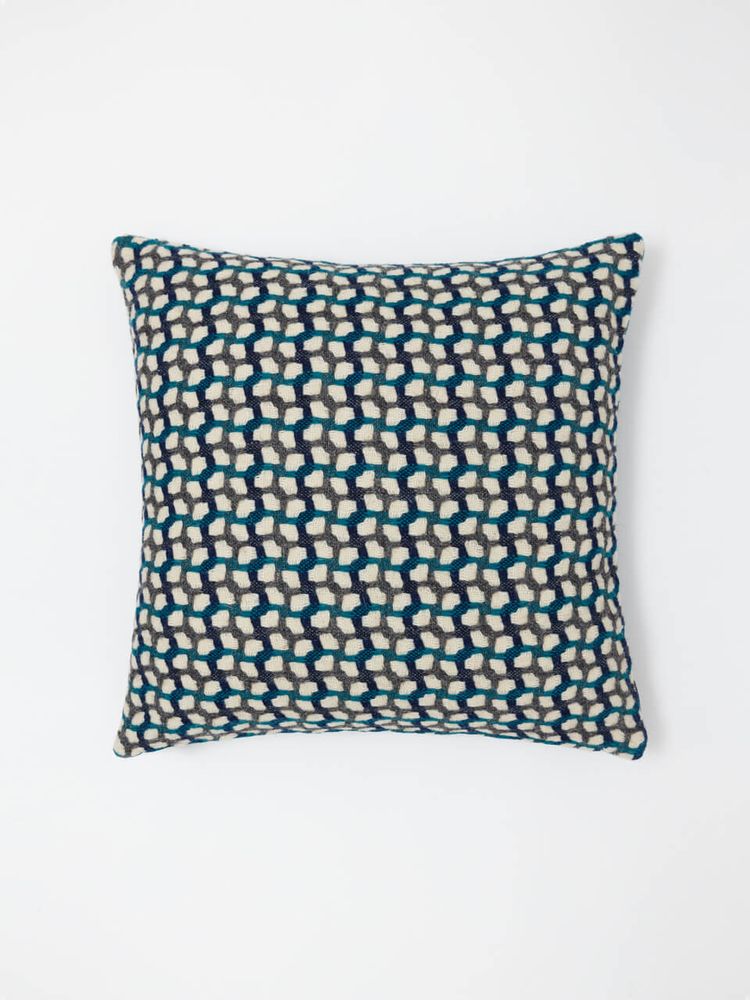 Fabric cushions - GATHERING wool cushion by  Mantecas - BUREL FACTORY