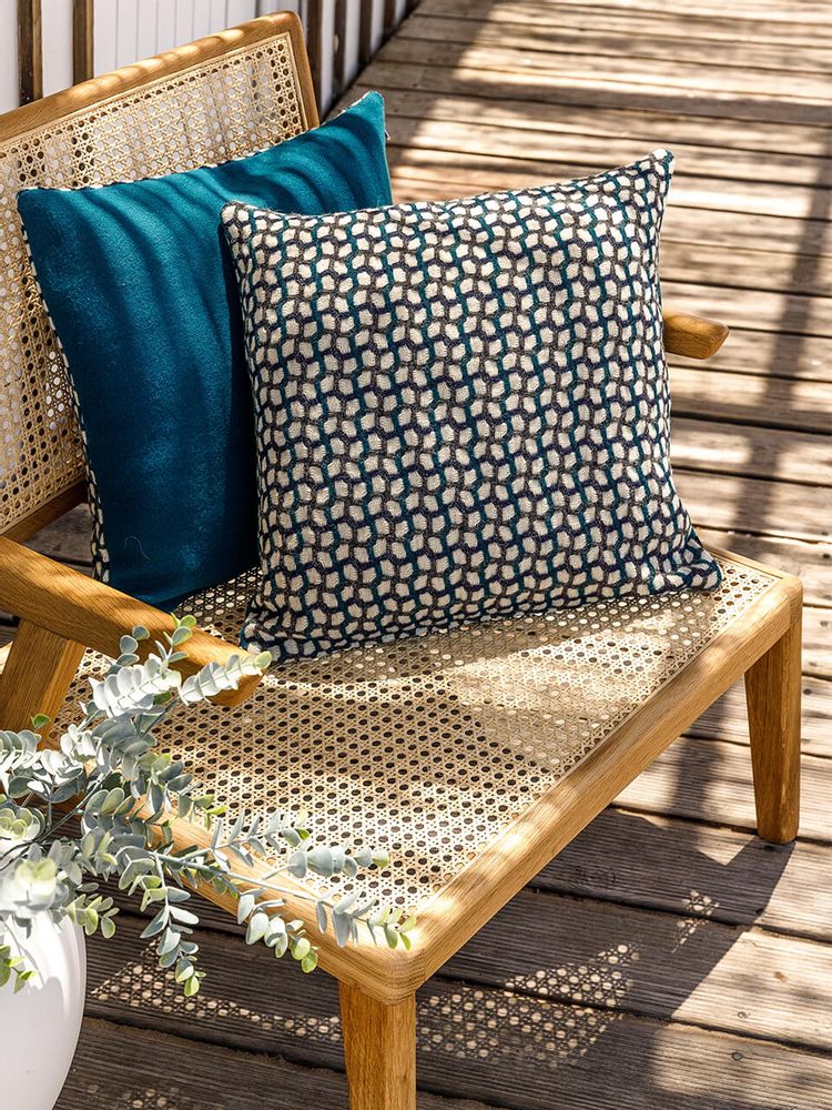 Fabric cushions - GATHERING wool cushion by  Mantecas - BUREL FACTORY