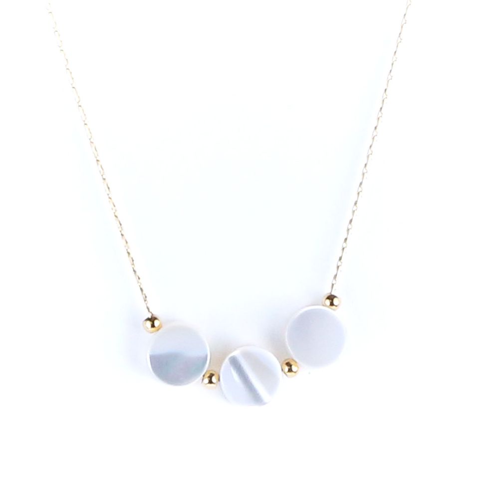 Jewelry - Moon Mother of Pearl Necklace - LITCHI