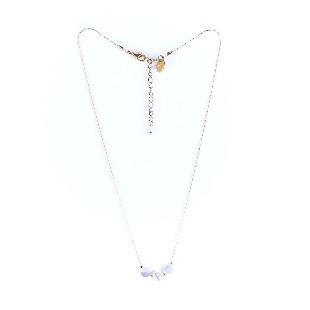 Jewelry - Moon Mother of Pearl Necklace - LITCHI