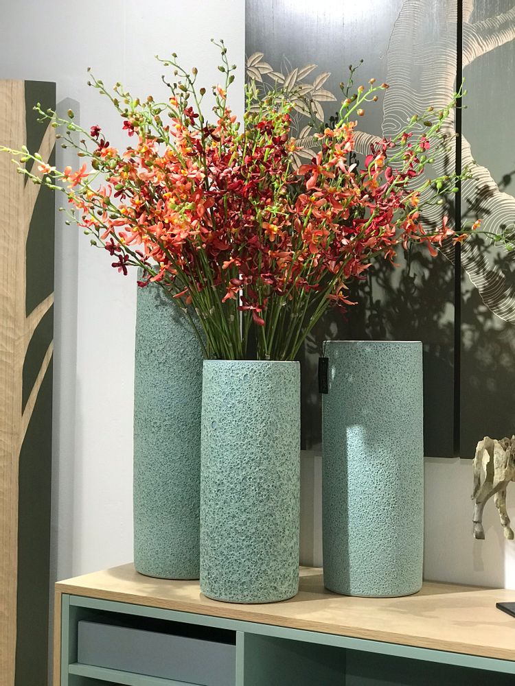 Floral decoration - GREEN VASE - SO SKIN - IDASY