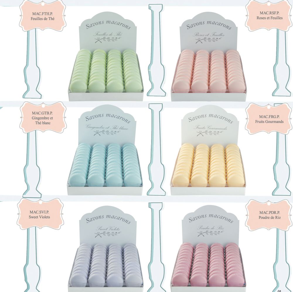Customizable objects - Macaron Soap - ATELIER CATHERINE MASSON