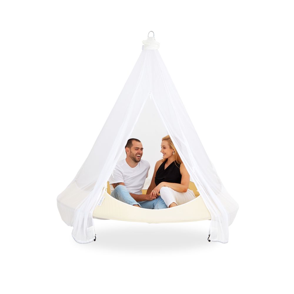Revêtements sols extérieurs - Moustiquaire blanche - HANGOUT POD