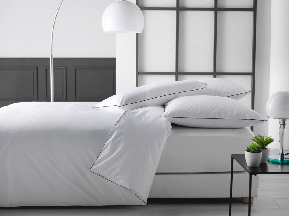 Linge de lit - HOUSSE DE COUETTE BLANC PURE - JULIE LAVARIERE