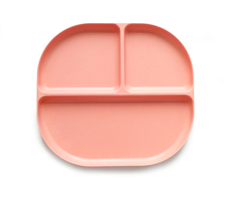 Children's mealtime - Bamboo Kids Divided Plate - EKOBO