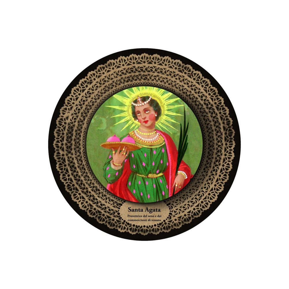 Other wall decoration - Santa Agata - Popicon decorative wall hanging - SANTHONORÉ - SOMETHING OUT OF THE BLUE