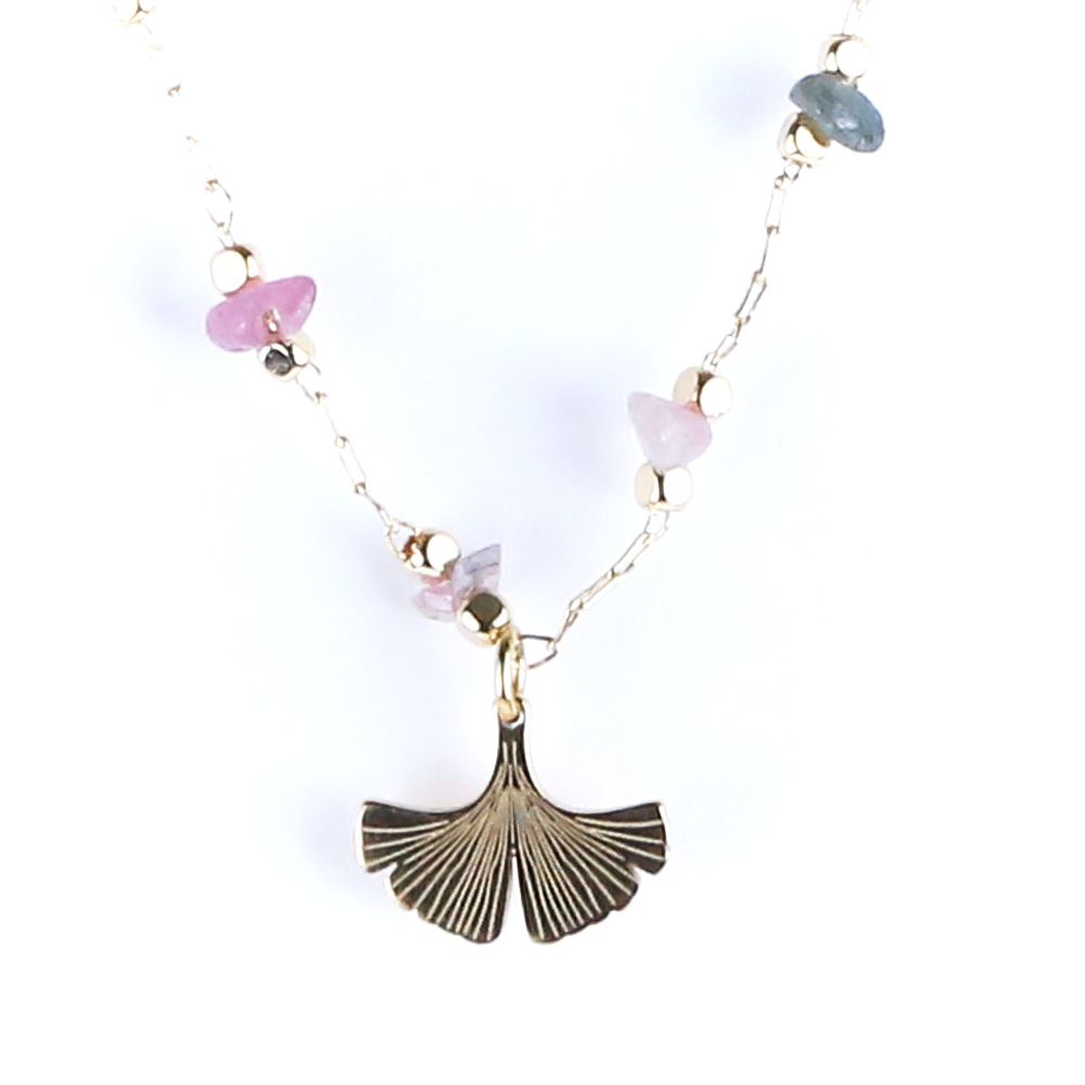 Jewelry - Necklace Ginkgo Tourmaline - LITCHI