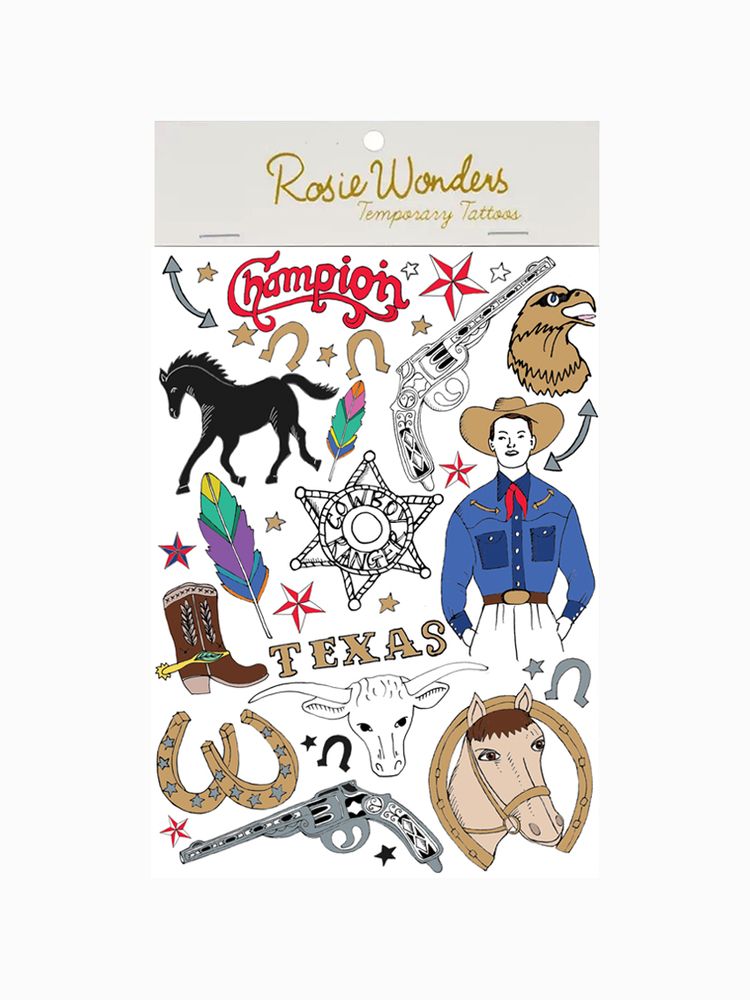 Cadeaux - Tatouages Temporaires - Sur la photo - Tournesol (A6) - ROSIE WONDERS
