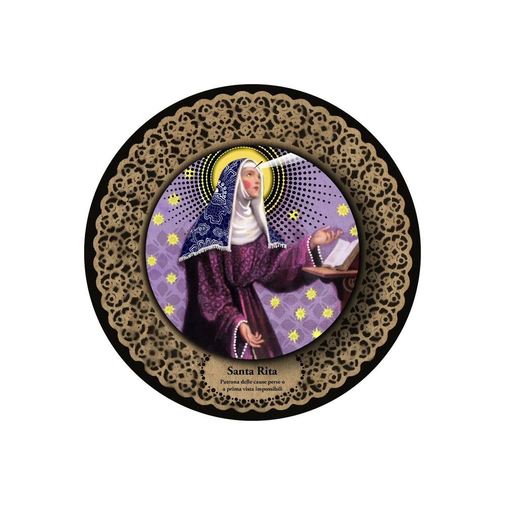 Other wall decoration - Santa Rita - Popicon decorative wall hanging - SANTHONORÉ - SOMETHING OUT OF THE BLUE