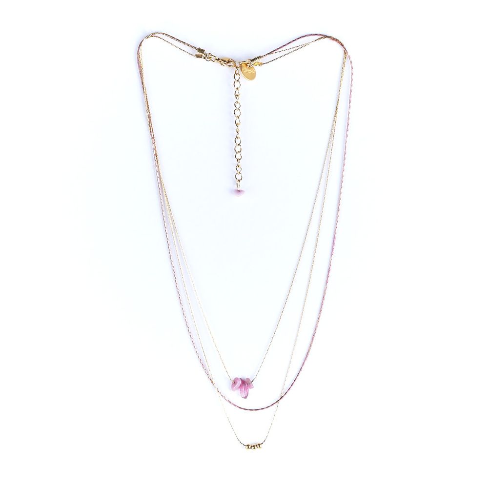 Bijoux - Collier triple Tourmaline  - LITCHI
