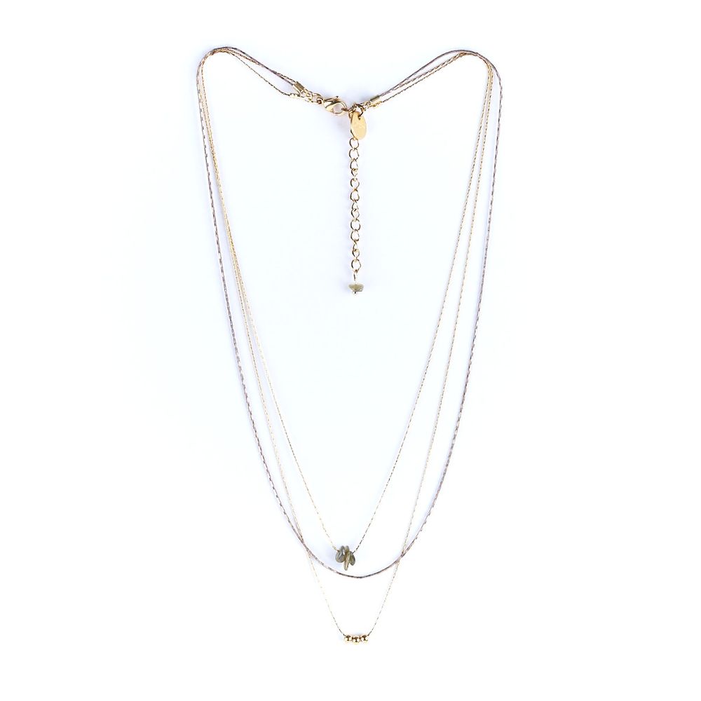 Bijoux - Collier triple Tourmaline  - LITCHI