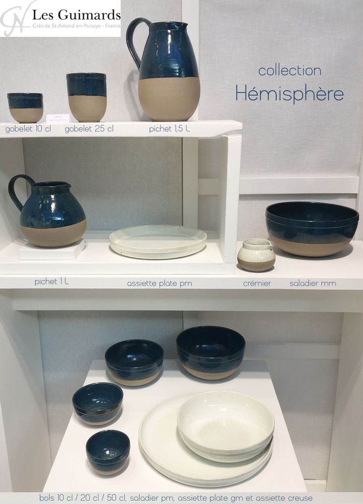 Everyday plates - Basic and Hemisphere collections - LES GUIMARDS