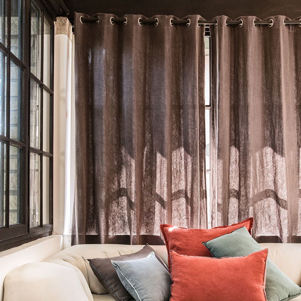 Rideaux et voilages - Confection sur mesure - COULEUR CHANVRE