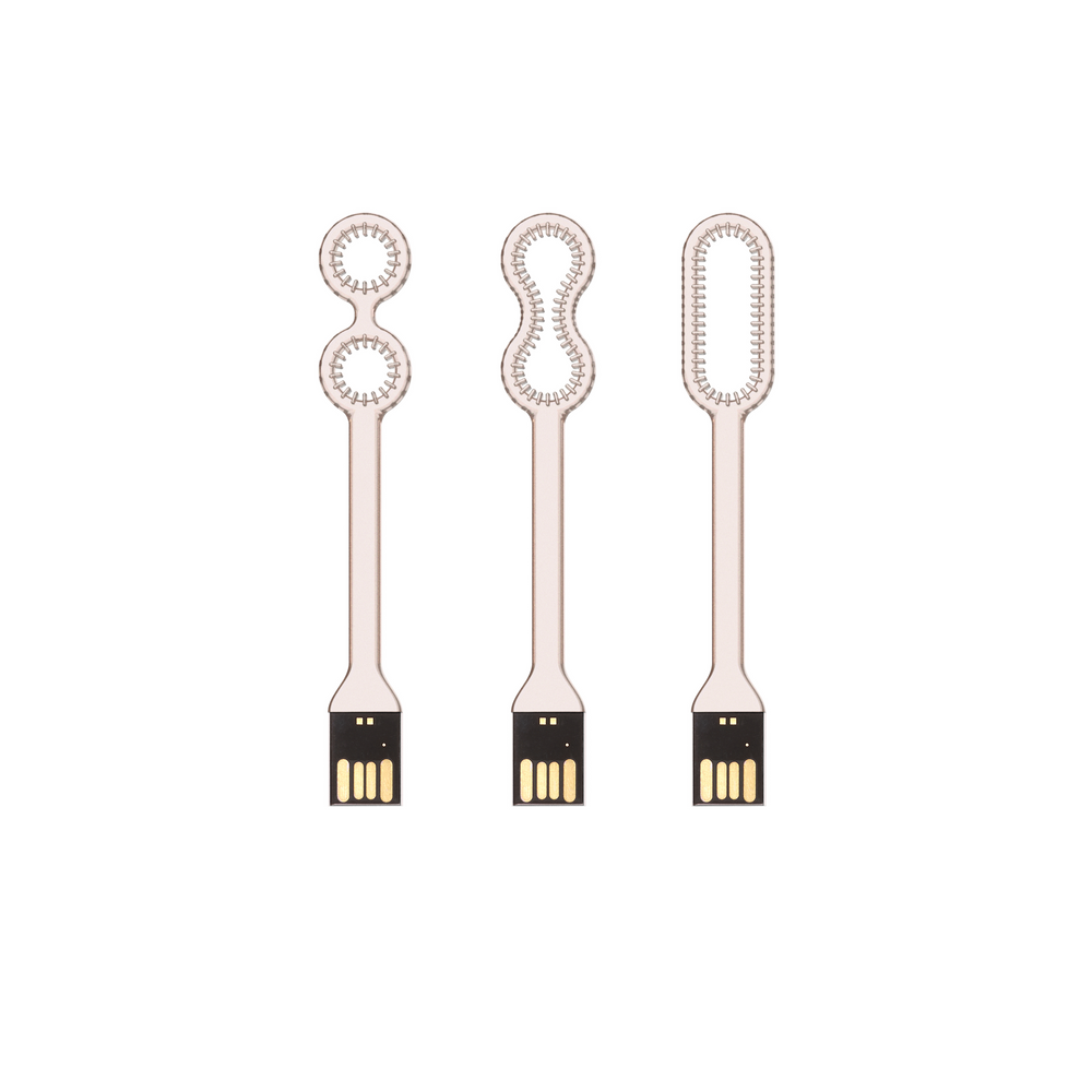 Cadeaux - Clé mémoire Bubble | Clé USB | Quartz rose 32 Go - YELLOWDOT DESIGN STUDIO
