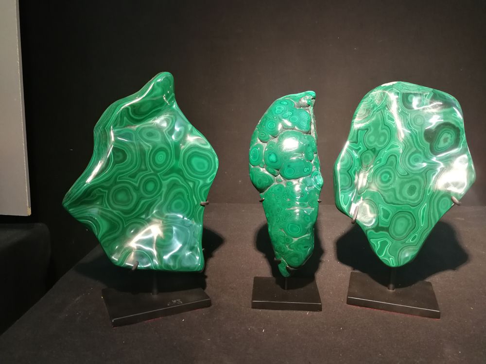 Objets de décoration - Blocs de Malachite, cabinet de curiosités - METAMORPHOSES