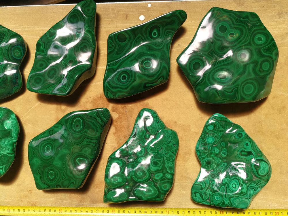 Objets de décoration - Blocs de Malachite, cabinet de curiosités - METAMORPHOSES