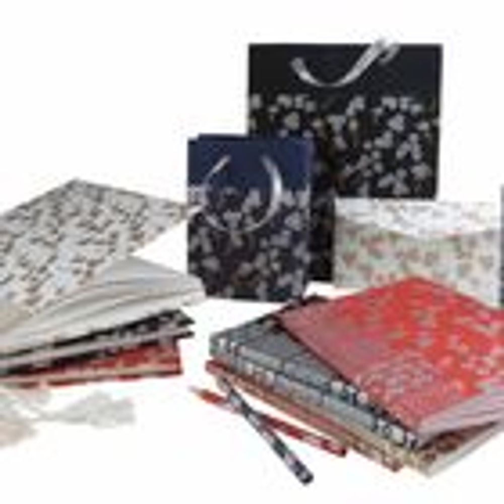Papeterie - Carnets, livre d'or, sacs, enveloppes, motifs colorés - SUPPLEMENT D'AM / PAPETERIE EPIGRAM