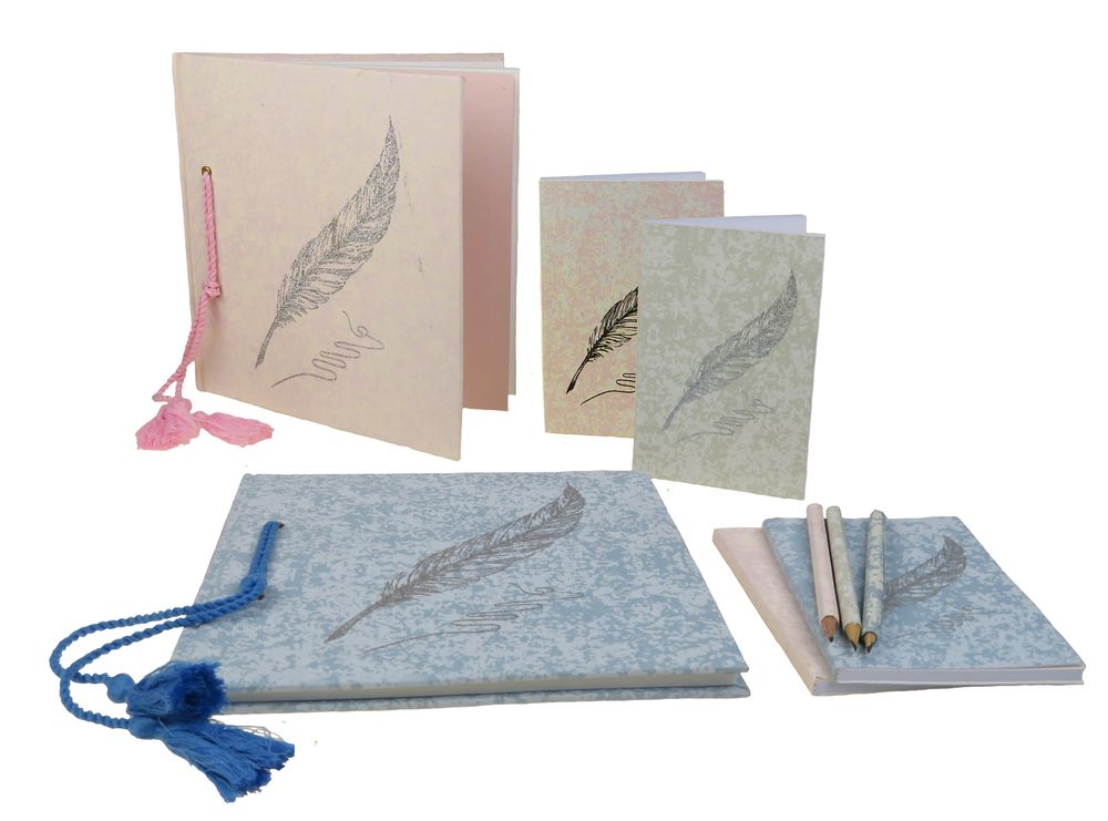Papeterie - Carnets, livre d'or, sacs, enveloppes, motifs colorés - SUPPLEMENT D'AM / PAPETERIE EPIGRAM