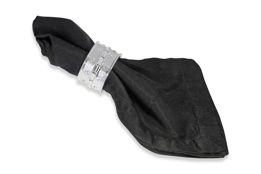 Couverts & ustensiles de cuisine -  ANNEAU DE SERVIETTE BAGUETTE - CRYSTAMAS