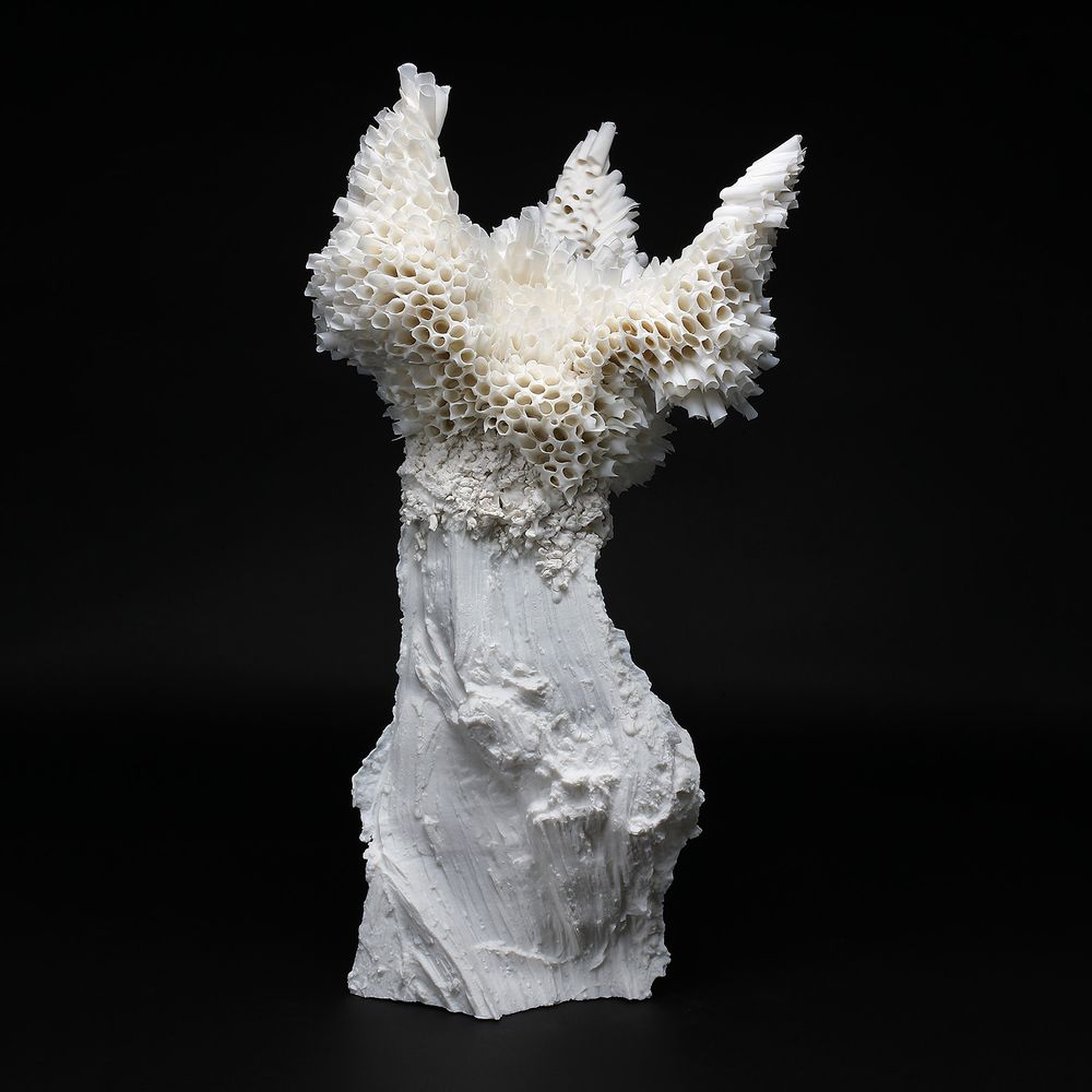 Sculptures, statuettes et miniatures - Entre les marées - porcelaine fabriquée à la main - CLAUDIA BIEHNE