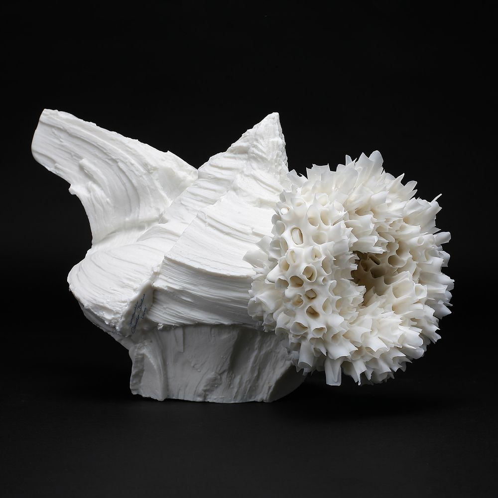 Sculptures, statuettes et miniatures - Entre les marées - porcelaine fabriquée à la main - CLAUDIA BIEHNE