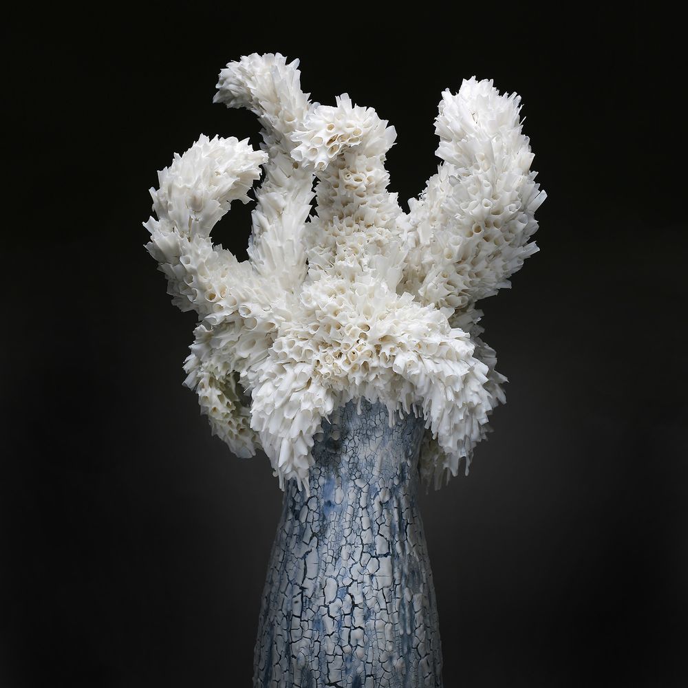 Sculptures, statuettes et miniatures - Entre les marées - porcelaine fabriquée à la main - CLAUDIA BIEHNE