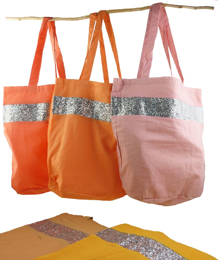 Cadeaux - Sacs shopping en coton et paillettes - SUPPLEMENT D'AM / PAPETERIE EPIGRAM