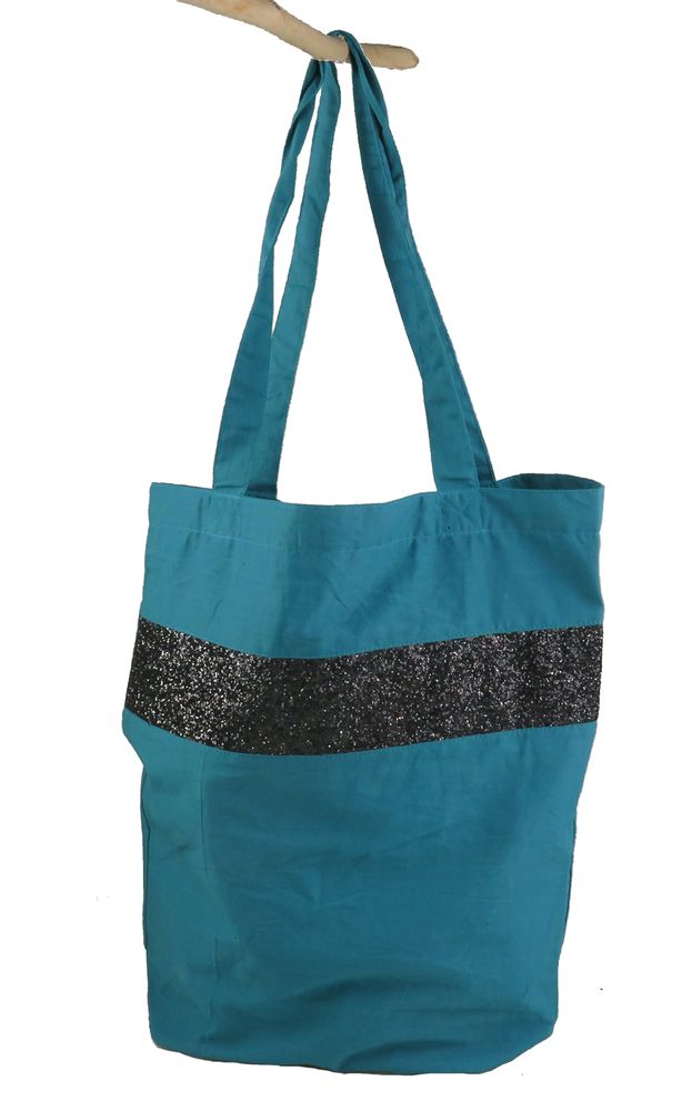 Cadeaux - Sacs shopping en coton et paillettes - SUPPLEMENT D'AM / PAPETERIE EPIGRAM