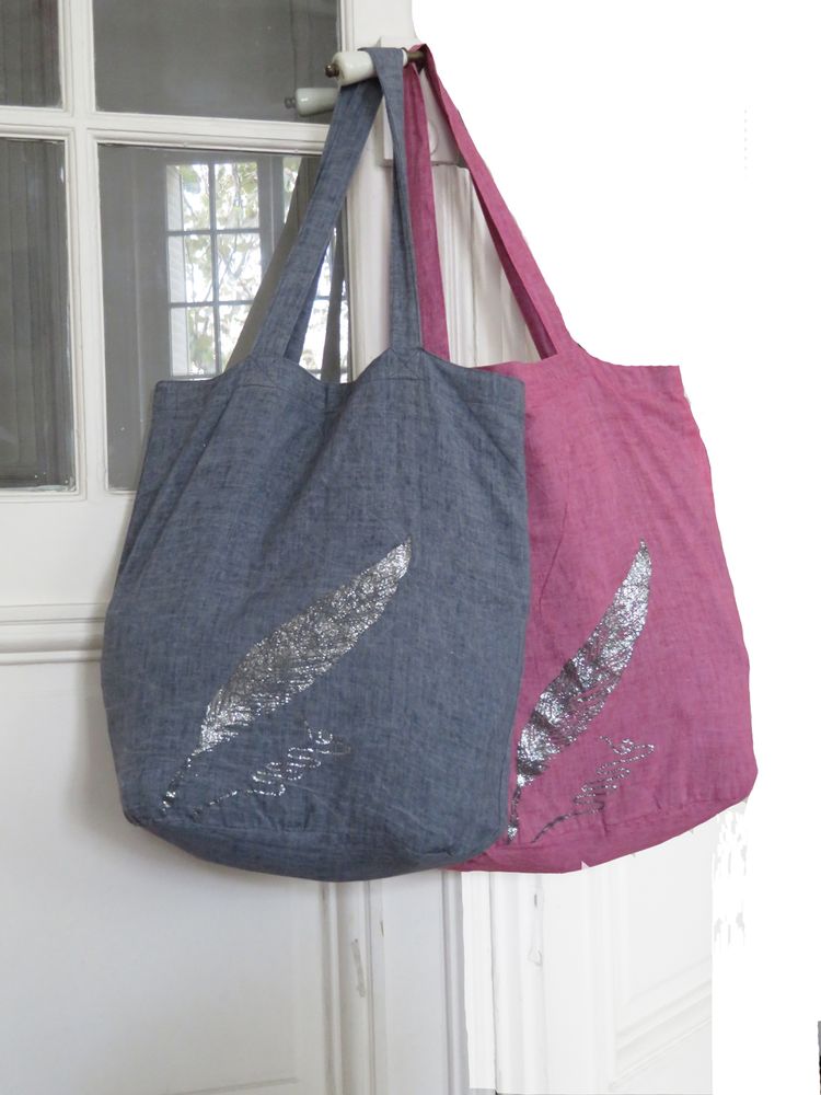 Cadeaux - Sacs shopping en coton et paillettes - SUPPLEMENT D'AM / PAPETERIE EPIGRAM
