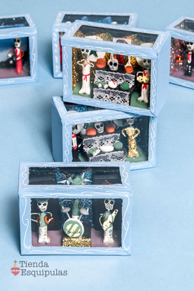 Gifts - Mexican Skeleton Boxes - TIENDA ESQUIPULAS