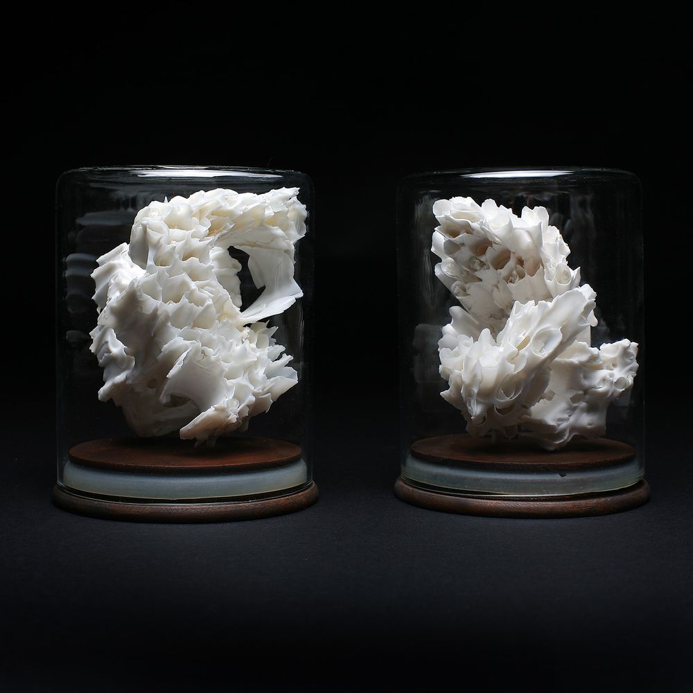 Sculptures, statuettes et miniatures - Entre les marées - porcelaine fabriquée à la main - CLAUDIA BIEHNE