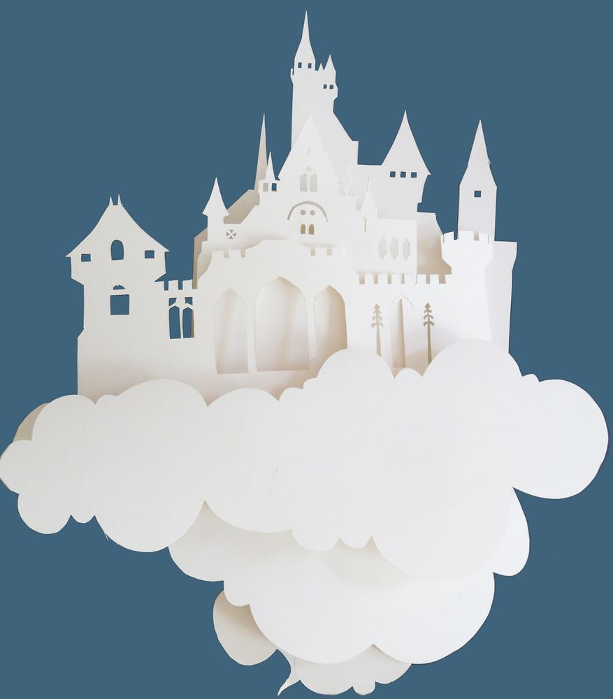 Other wall decoration - A castle that unfolds in pop up on the walls - SUPPLEMENT D'AM / PAPETERIE EPIGRAM
