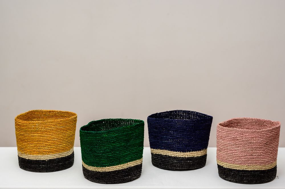 Storage boxes - Panier en raphia - DOMOINA & I